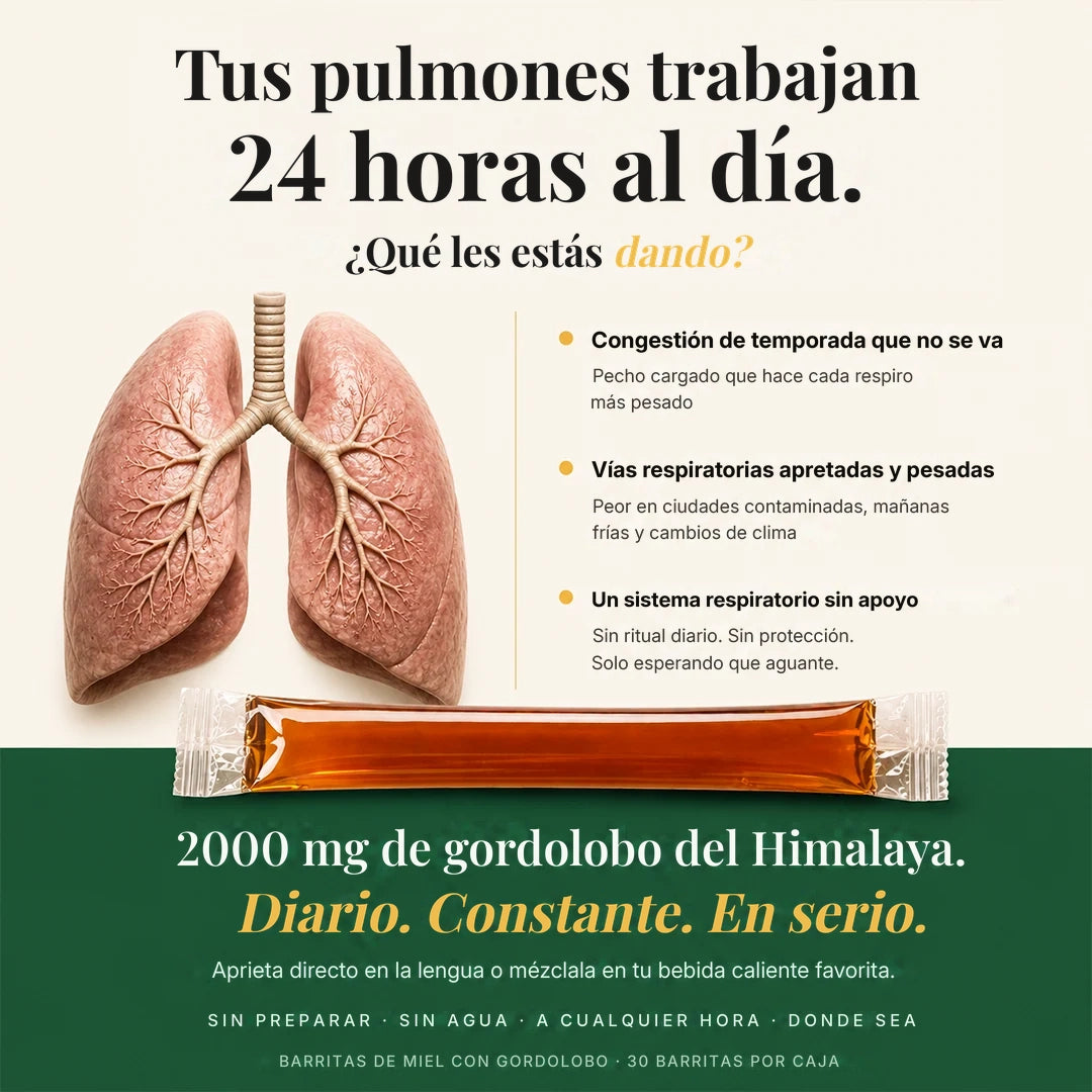 Sticks de miel de gordolobo®-INCLUYE GUIA GRATIS PARA MEJORAR LA SALUD DE TUS PULMONES