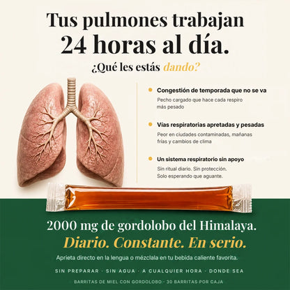Sticks de miel de gordolobo®-INCLUYE GUIA GRATIS PARA MEJORAR LA SALUD DE TUS PULMONES