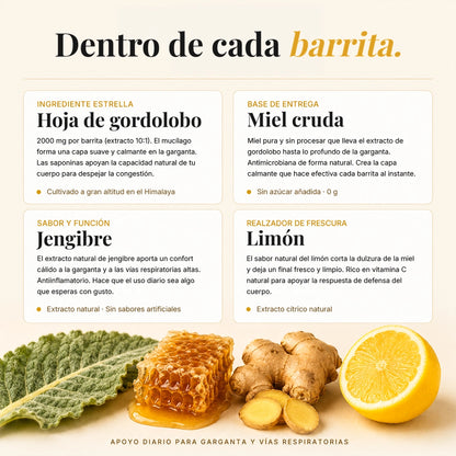 Sticks de miel de gordolobo®-INCLUYE GUIA GRATIS PARA MEJORAR LA SALUD DE TUS PULMONES