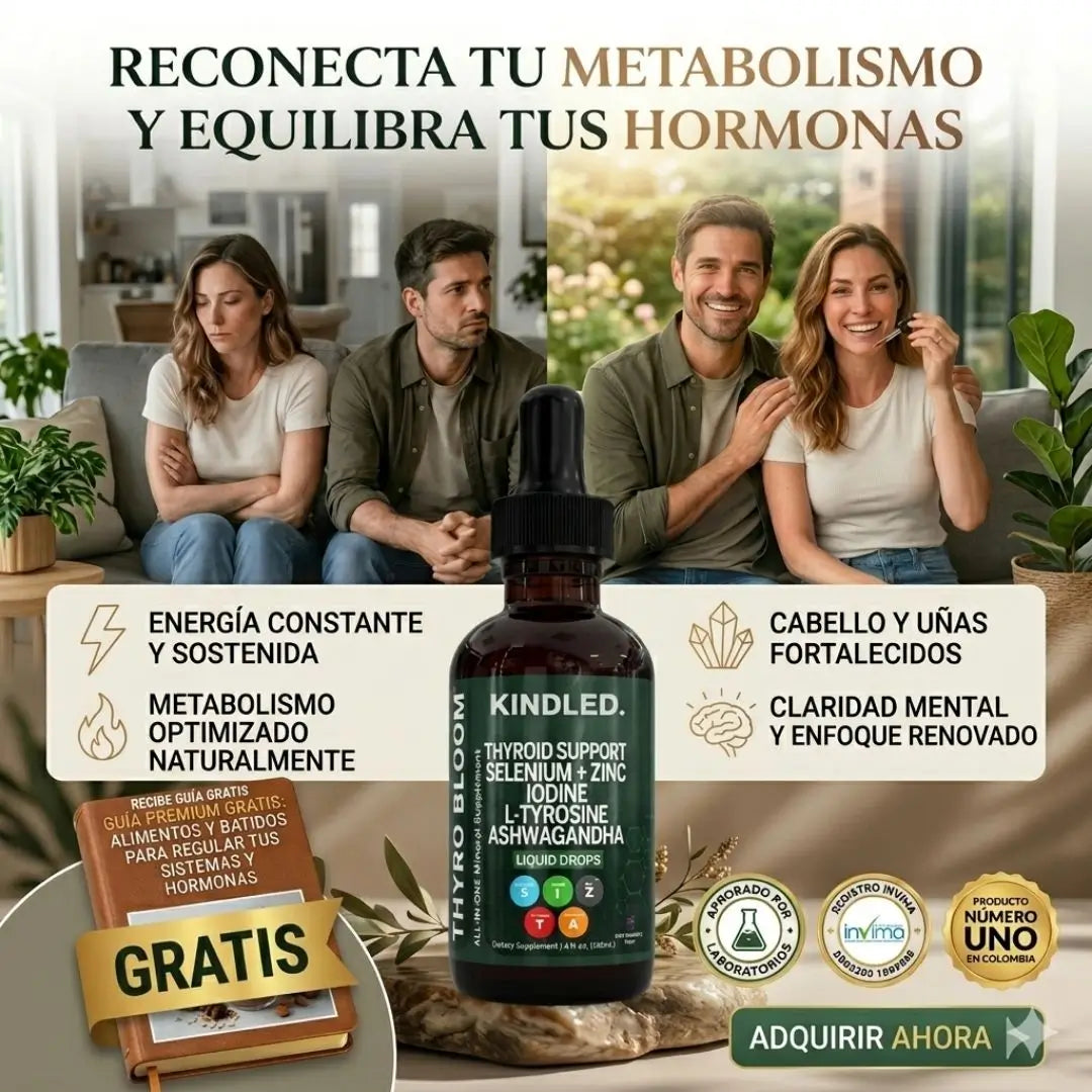 KINDLED® - Recupera tu pelo, peso ideal y energia diaria + ¡Guia GRATIS! de batidos de $5.000 pesos para regular tus hormonas