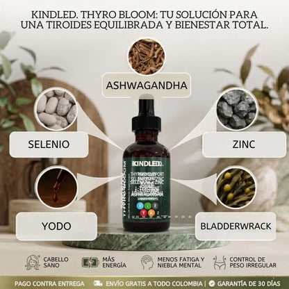 KINDLED® - Recupera tu pelo, peso ideal y energia diaria + ¡Guia GRATIS! de batidos de $5.000 pesos para regular tus hormonas