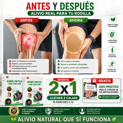 Kneet Patch®  2x1 -Alivia tus rodillas naturalmente.