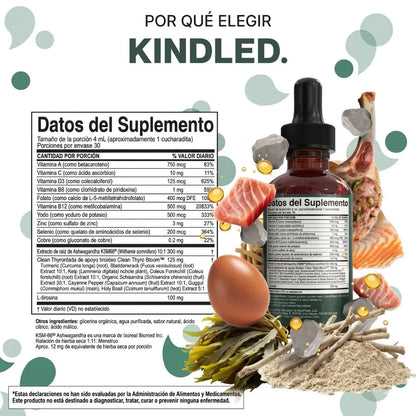 KINDLED® - Recupera tu pelo, peso ideal y energia diaria + ¡Guia GRATIS! de batidos de $5.000 pesos para regular tus hormonas