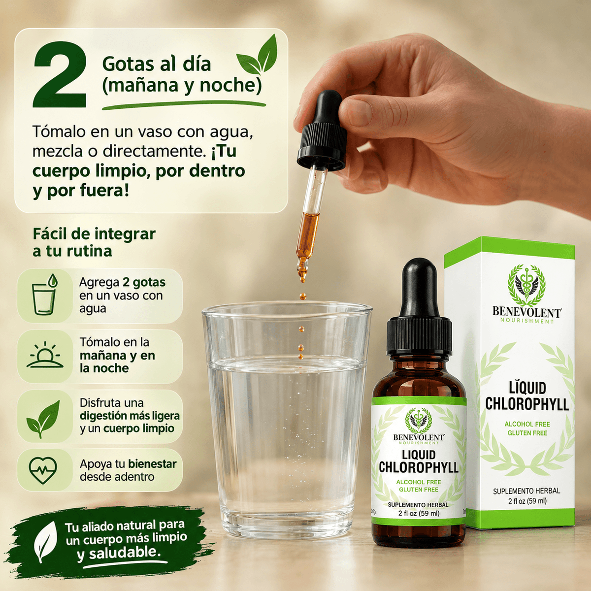 SOPORTE PARA LA ELIMINACIÓN DE MOHO BENEVOLENT® + 30 DIAS DE GARANTIA