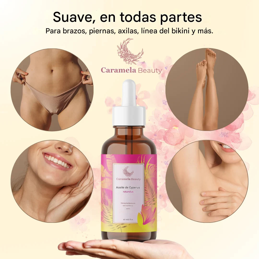 Cyperus Rotundus Oil 30ml - ¡Reduce crecimiento de vello sin irritaciones!