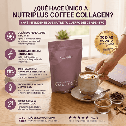NutriPlus® — Toda la energía del café, sin destruir tu colágeno