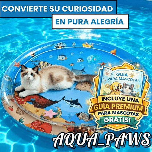 AQUA_PAWS// ALFOMBRA DE AGUA DIDACTICA.