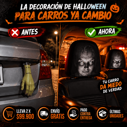 Tu carro también merece un disfraz este Halloween - HALLOWEEN sobre ruedas con las fundas del terror
