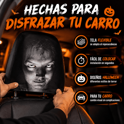 Tu carro también merece un disfraz este Halloween - HALLOWEEN sobre ruedas con las fundas del terror