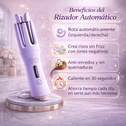 RizoLux - ¡Rizos perfectos sin esfuerzo! + Cepillo Secador Iónico Profesional GRATIS