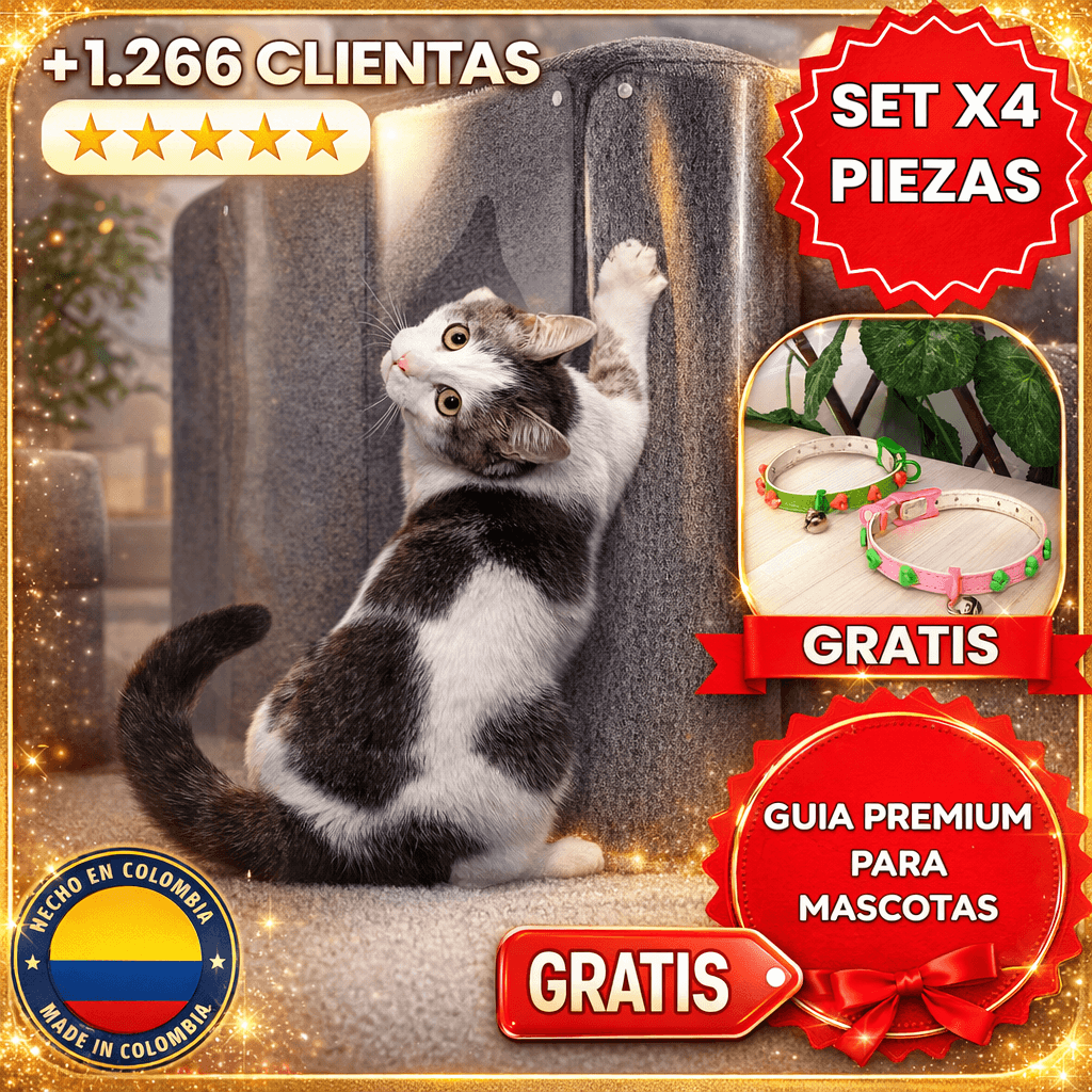 ScratchGuard™ – Protector Premium para Muebles | SET x4 + REGALOS GRATIS 🐾