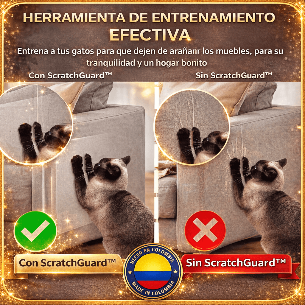 ScratchGuard™ – Protector Premium para Muebles | SET x4 + REGALOS GRATIS 🐾