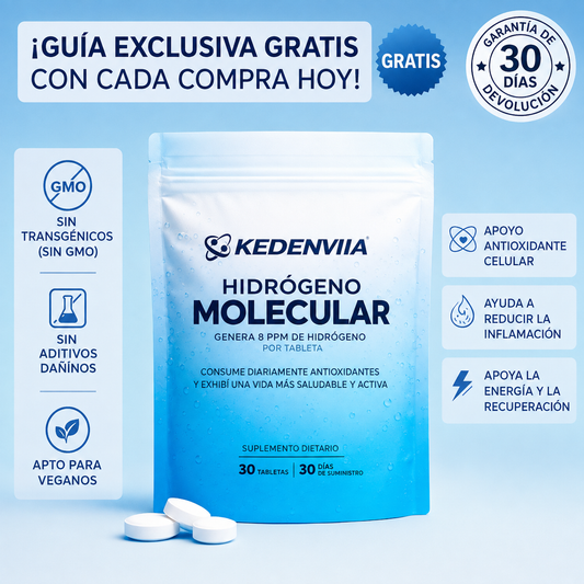 Hidrogeno molecular- Acaba con el reflujo nocturno y vuelve a sentirte normal.