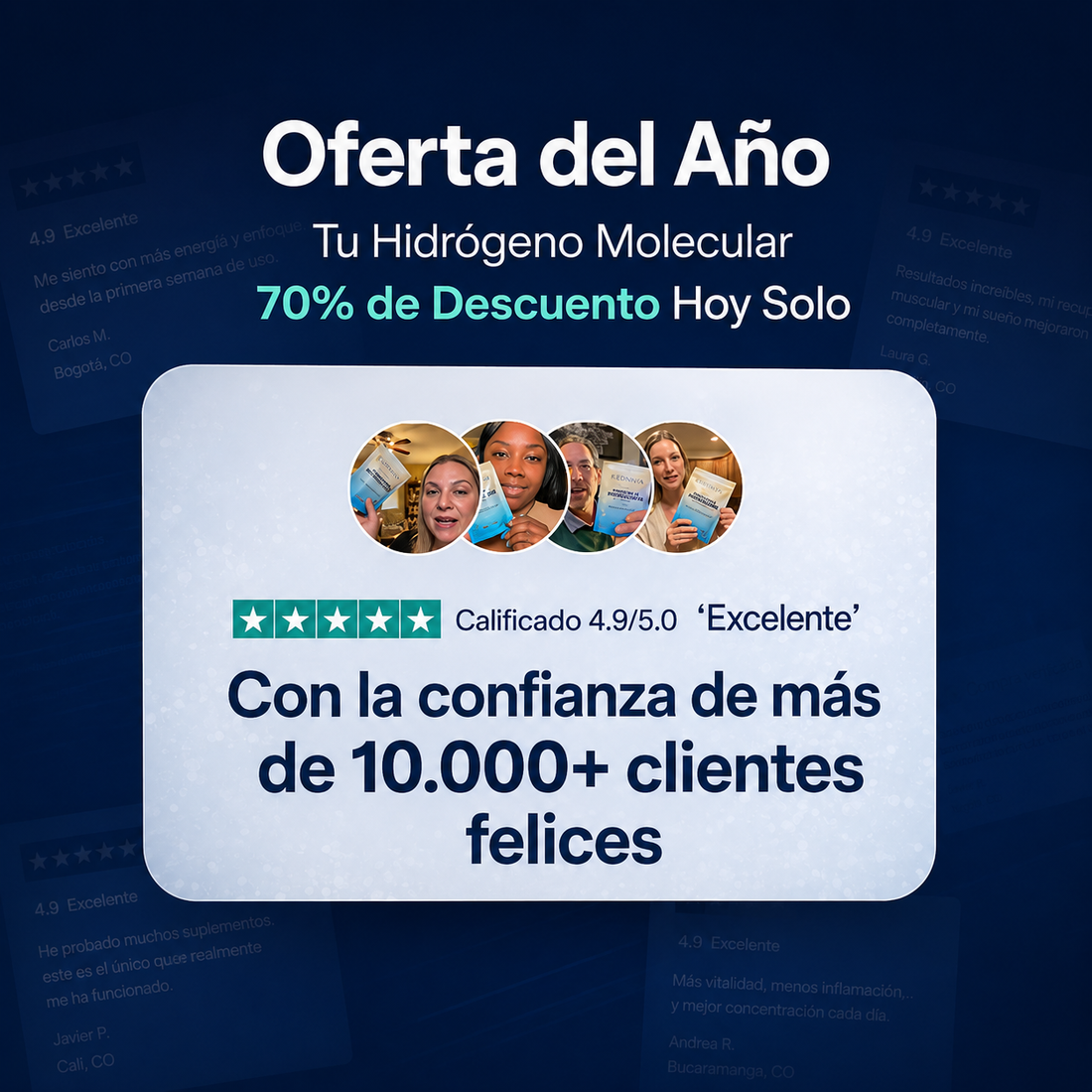 Hidrogeno molecular- Acaba con el reflujo nocturno y vuelve a sentirte normal.