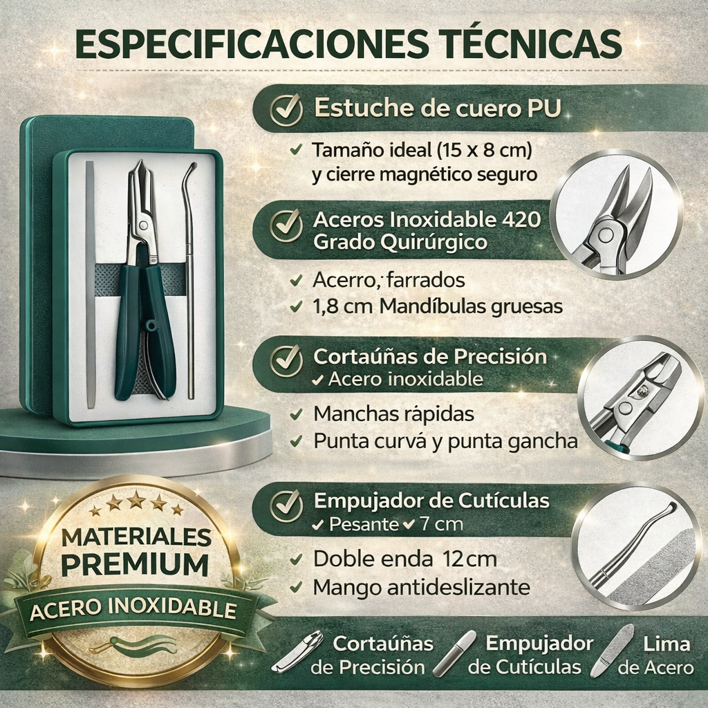 Kit Cortex Pro - ¡Adiós uñas encarnadas hoy!