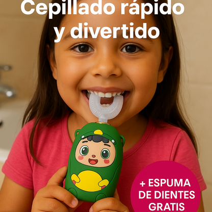 KidBrush™-Cepillo Electrico+Espuma dientes