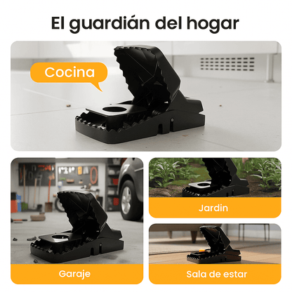 Muizenc™ Trampa Para Ratones Pack X 5 Unidades Reutilizables