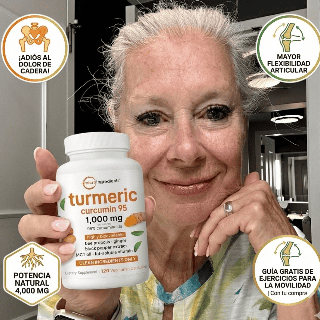 TUMERIC CÚRCUMA®: ALIVIA EL DOLOR DE CADERA EN POCO TIEMPO - INCLUYE GUÍA DE EJERCICIOS PARA MEJORAR LA MOVILIDAD
