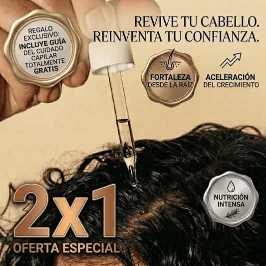 Serum Capilar® Frena la Caída y Gana Volumen 2x1 + Guía de Cuidado Capilar GRATIS