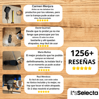 Muizenc™ Trampa Para Ratones Pack X 5 Unidades Reutilizables
