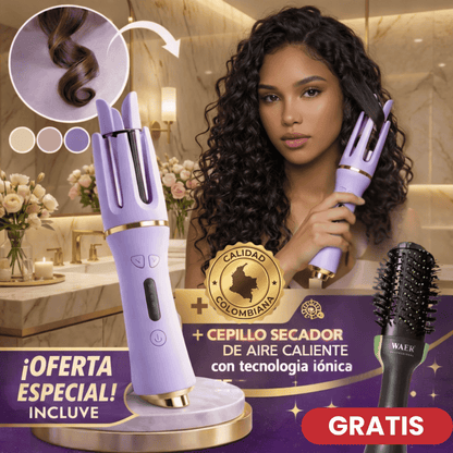 RizoLux - ¡Rizos perfectos sin esfuerzo! + Cepillo Secador Iónico Profesional GRATIS