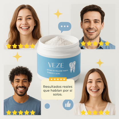 Polvo Natural Blanqueador Dental - VEZE