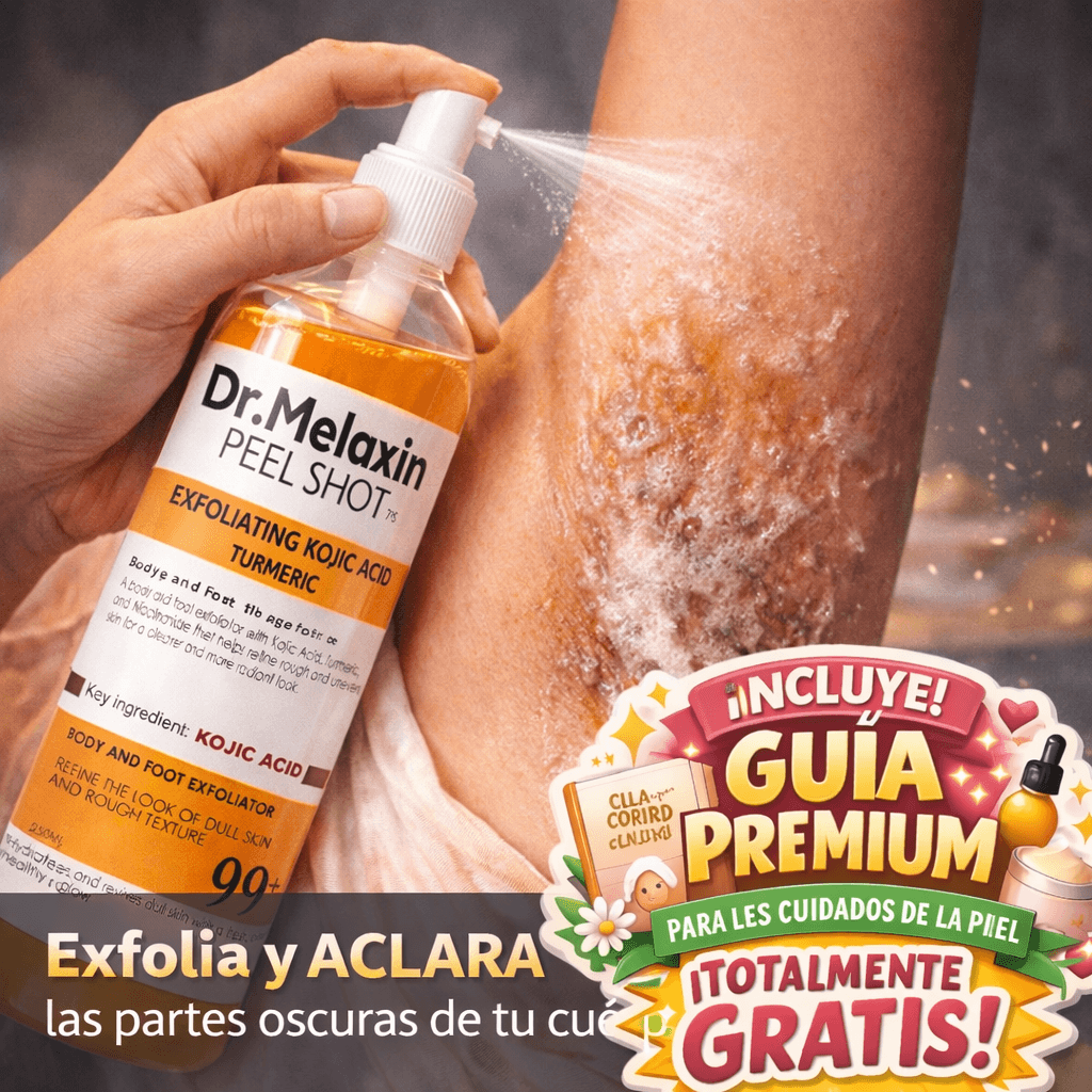 MELAXIN: ACLARA TUS PARTES OSCURAS EN POCO TIEMPO- INCLUYE GUIA PARA EL CUIDADO DE LA PIEL