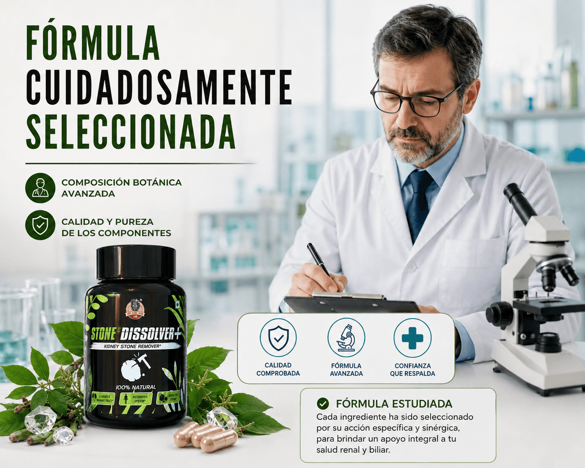 STONE DISSOLVER™  - Fórmula botánica avanzada con hierba Chancapiedra