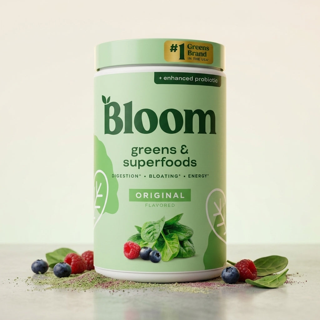 Bloom Greens & Superfoods Berry - suplemento natural con superalimentos y frutos rojos