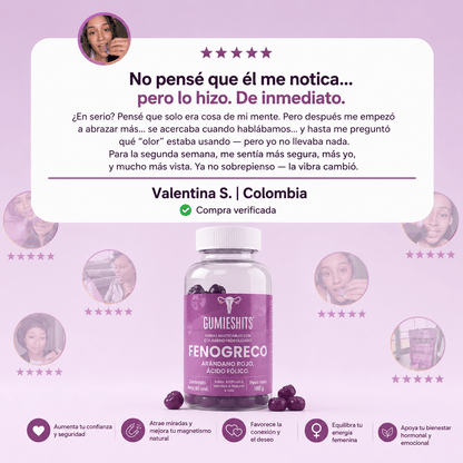 GOMITAS DE FEROMONAS DE FENOGRECO® - Tu pareja lo notara en la primera semana