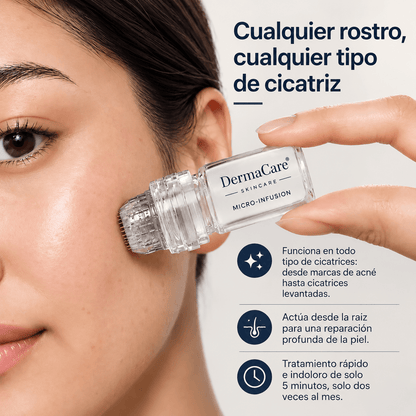 Microinfusión para el Cuidado de la Piel, Reduce las cicatrices del acné, mejora la textura de la piel