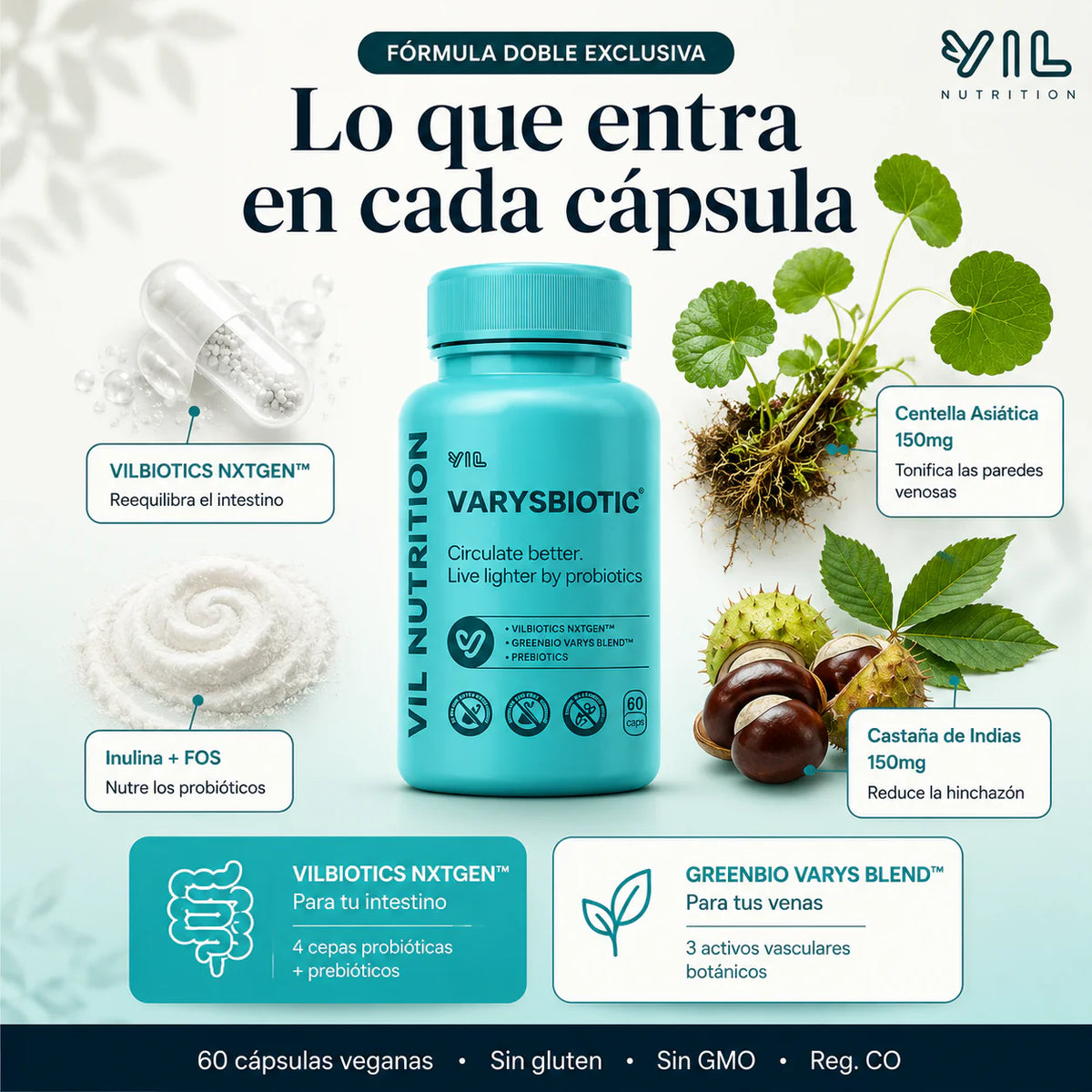 VIL VarYs Biotic™ - Formula avanzada con probióticos de última generación "NXTGEN"