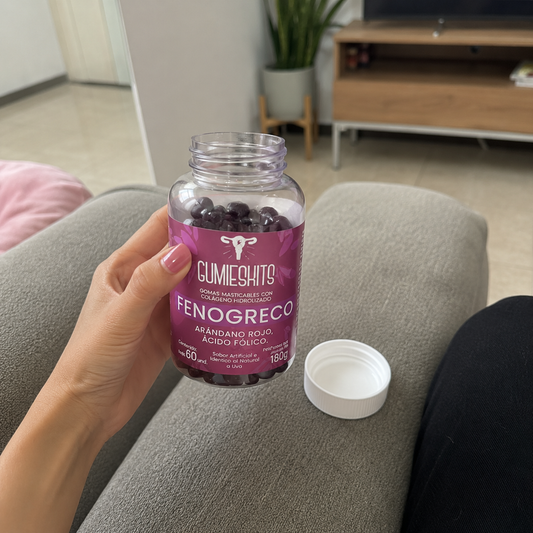 GUMIESHITS Fenogreco - Producto lifestyle sofá