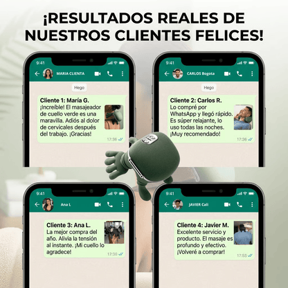 RelaxPro® Masajeador 4 en 1 Alivio Profundo en Casa- Incluye Guia GRATIS