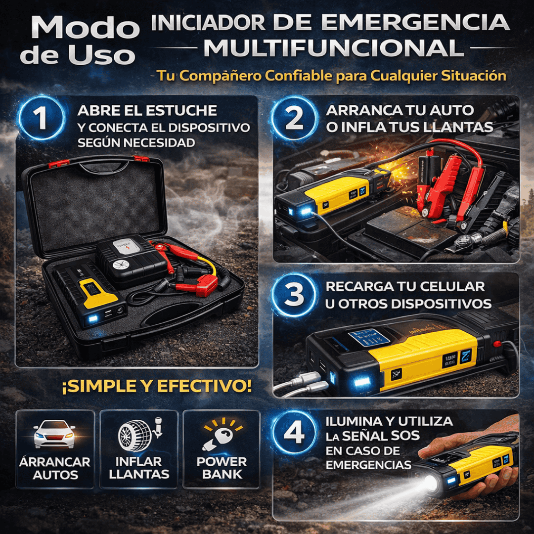 HIGH POWER 4 EN 1 - NO TE VUELVAS A QUEDAR VARADO