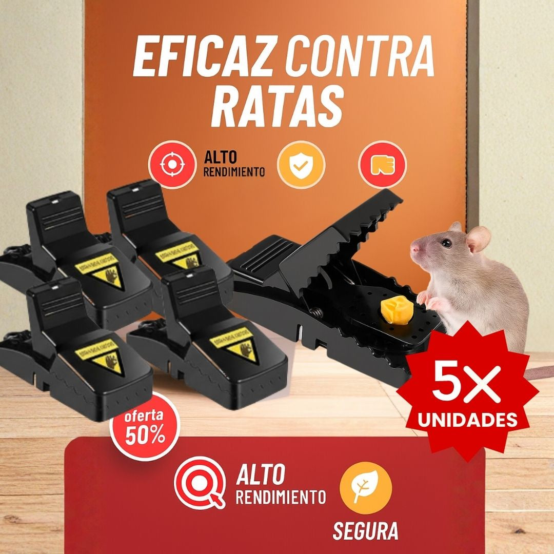 Muizenc™ Trampa Para Ratones Pack X 5 Unidades Reutilizables