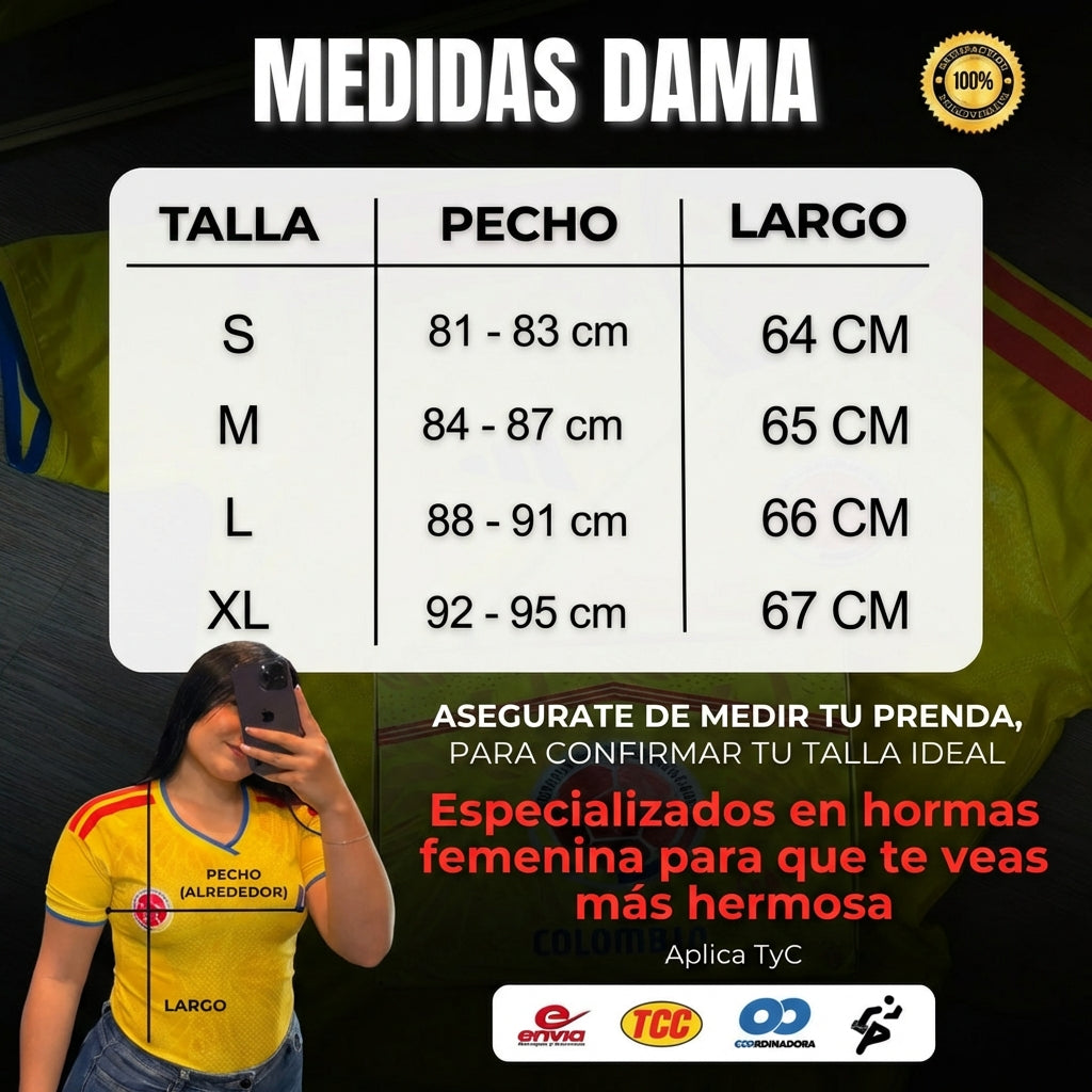 CAMISETA OFICIAL SELECCIÓN COLOMBIA® 2026 FIFA + CAJA OFICIAL EDICION MUNDIAL