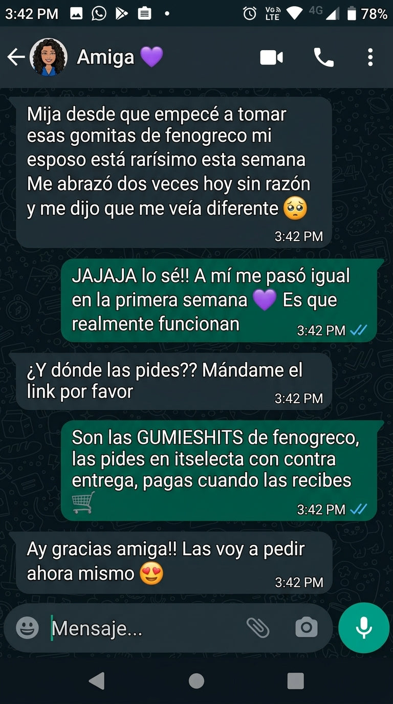 Chat WA — mi esposo está rarísimo 😂